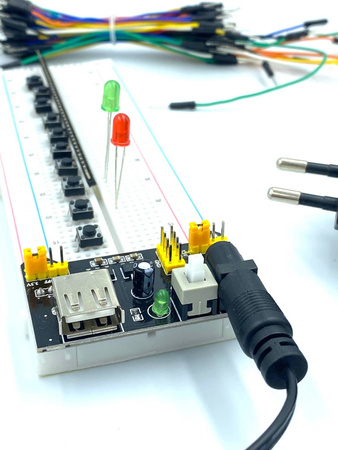 Zestaw prototypowy płytka stykowa MB102 +akcesoria