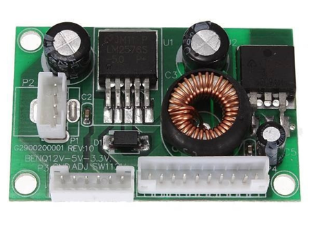 Przetwornica napięcia 12V -> 5V, 3.3V Step-Down