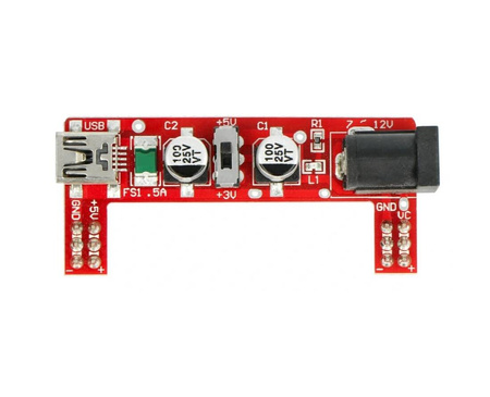 Moduł zasilający do płytki stykowej MB102 3,3V/5V